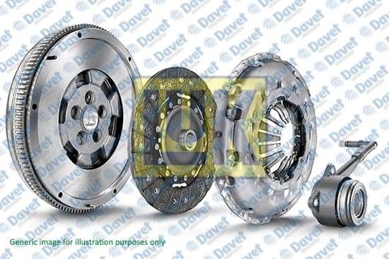 LUK 600003100 Debriyaj Volani 4lu Set Fiesta-Fusion 1.4 Tdci 01=